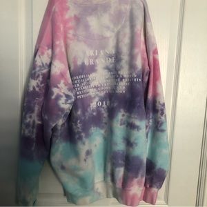 Tie-dye Ariana Grande “God Is A Woman” oversized crewneck